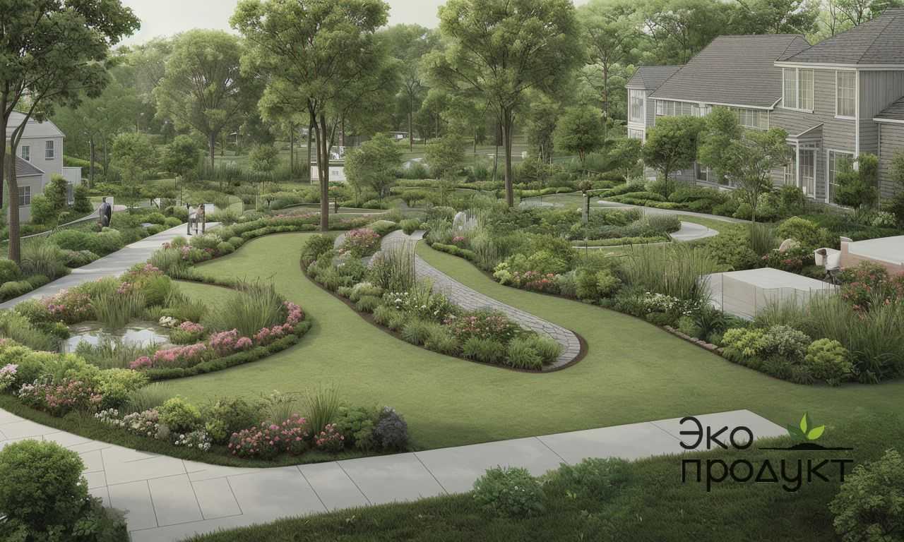 Организация водоотведения и сохранение влаги на зеленой крыше