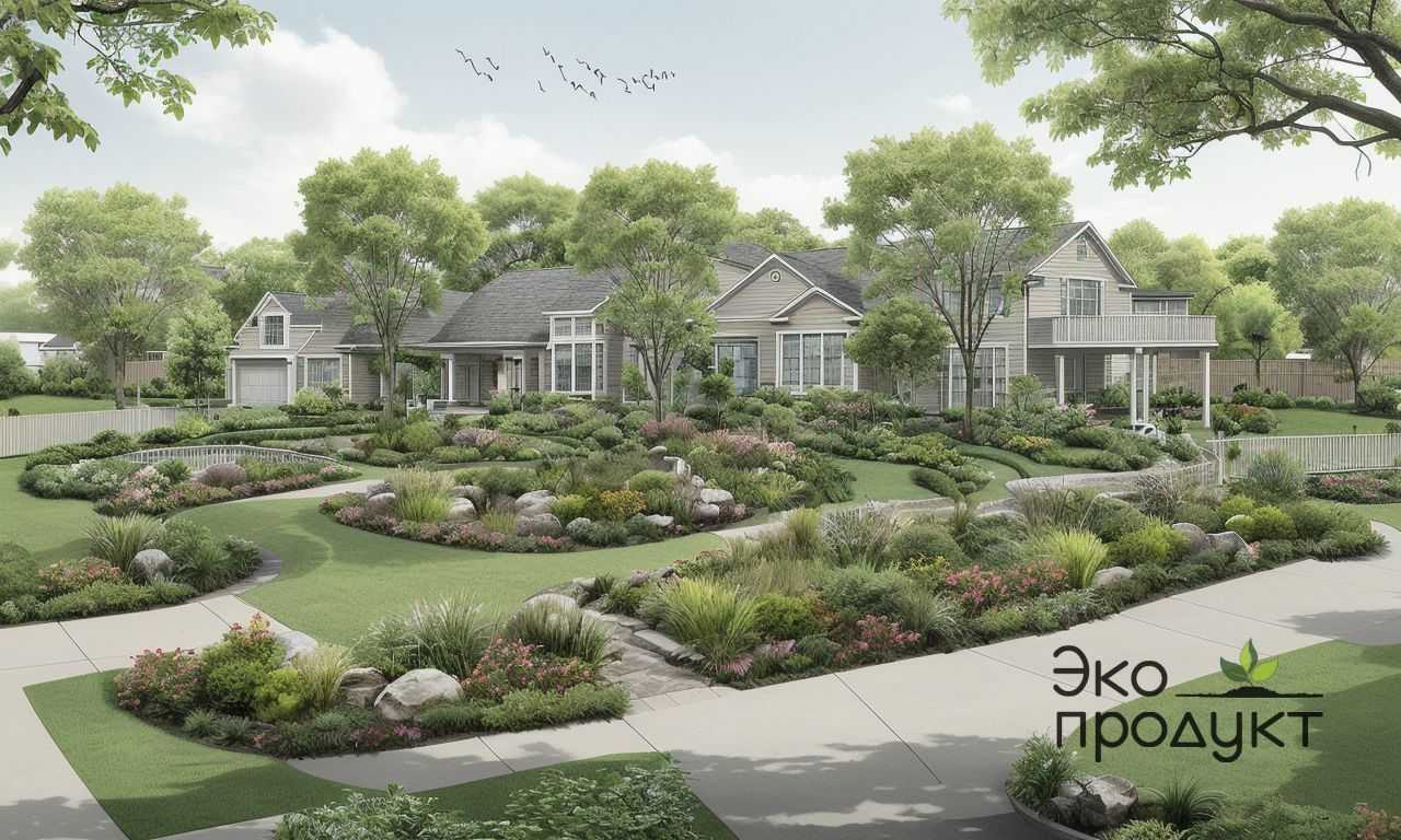 Сочетание субстрата и растений